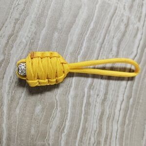 Yellow 550 Paracord‎ Keychain Accessory